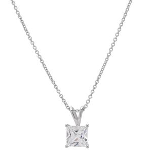 Gianni Argento Sterling Silver Lab Sapphire Pendant Necklace
