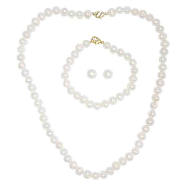 Gianni Argento 3pc. Pearl Set