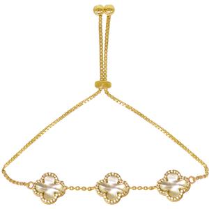 Gemstone by Gianni Argento Clover Adjustable Bracelet