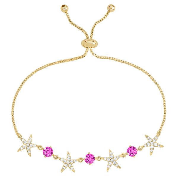 Gemstone by Gianni Argento Lab Ombre Starfish Link Bracelet