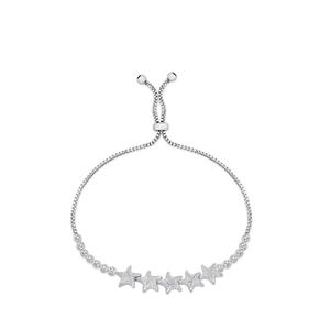 Gianni Argento Sea Life Silver Diamond Accent Star Bracelet