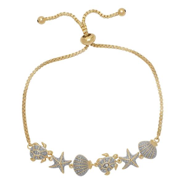 Accents by Gianni Argento Diamond Accent Multi Sea Life Bracelet