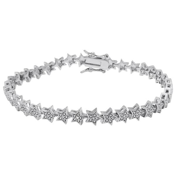 Accents by Gianni Argento Diamond Accent Star Tennis Bracelet
