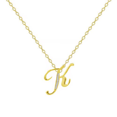 Accents by Gianni Argento Diamond Accent Initial K Necklace
