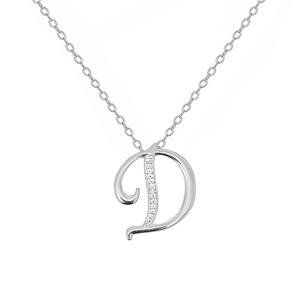 Accents by Gianni Argento Diamond Accent D Initial Necklace