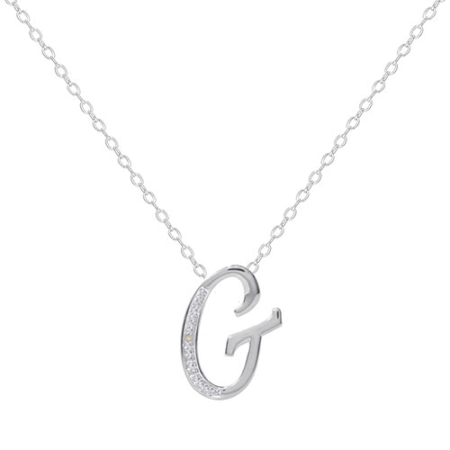 Accents By Gianni Argento Initial G Pendant Necklace