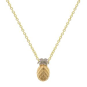 Accents by Gianni Argento Diamond Accent Pineapple Necklace