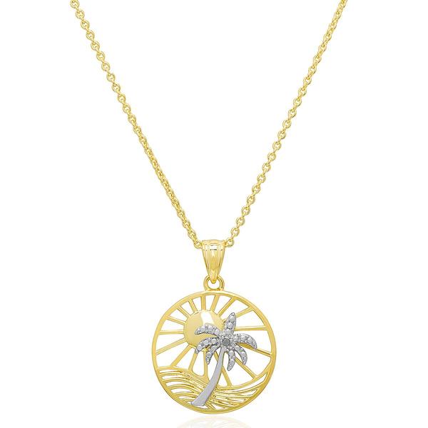 Accents by Gianni Argento 14kt. Gold-Plated Sea Round Necklace