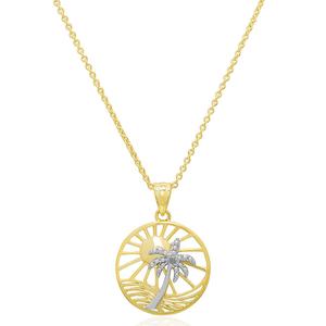 Accents by Gianni Argento 14kt. Gold-Plated Sea Round Necklace