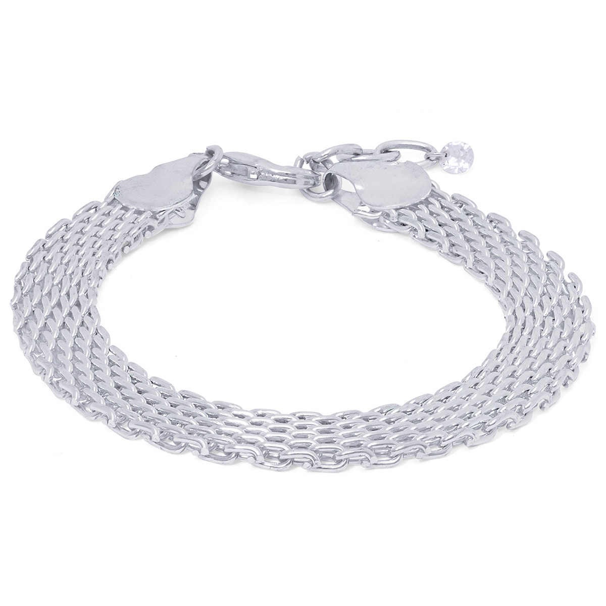 Silver Plated Bismark Chain Bracelet