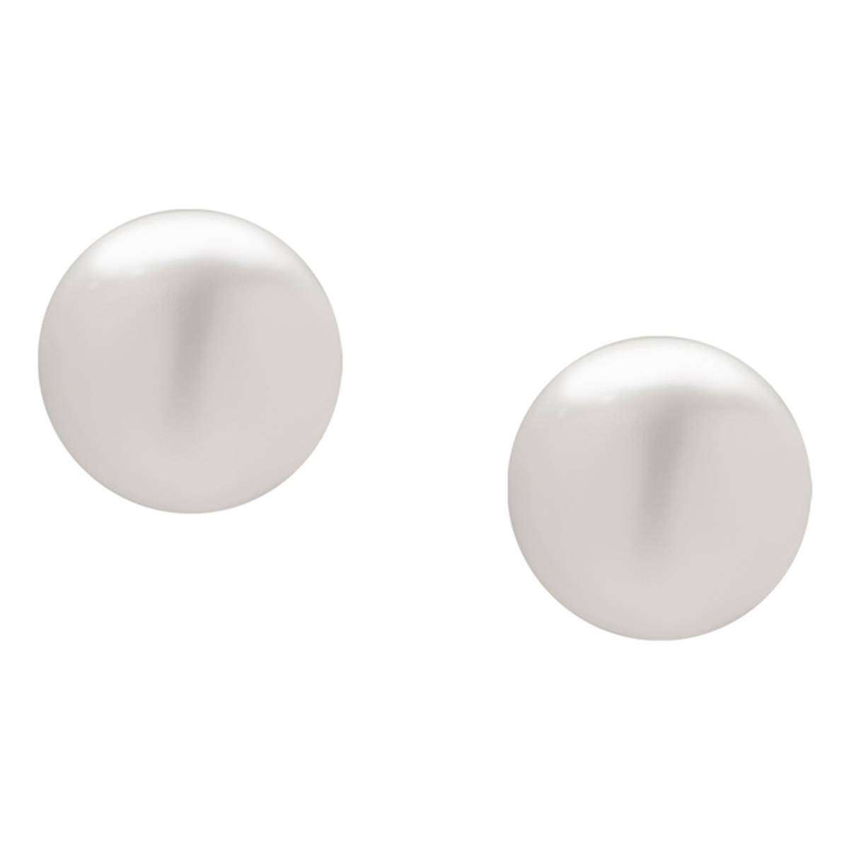 Sterling Silver 5mm White Pearl Stud Earrings