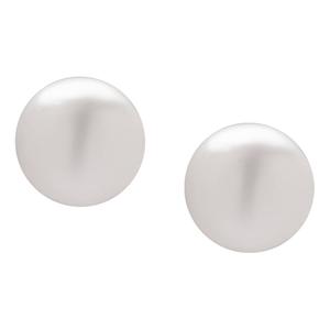 Sterling Silver 7mm White Pearl Stud Earrings