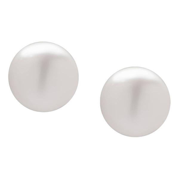 Sterling Silver 7mm White Pearl Stud Earrings