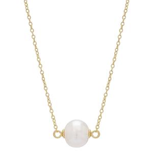 14kt. Gold over Sterling Silver Pearl Pendant Necklace