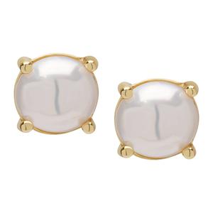 14kt. Gold over Sterling Silver Pearl Stud Earrings