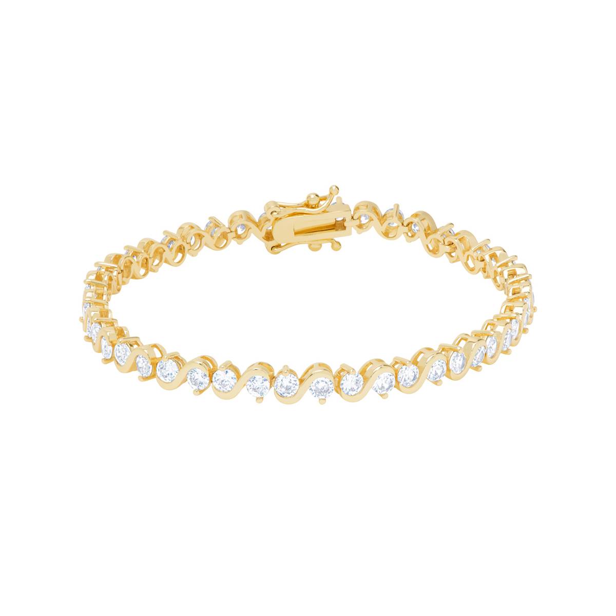 Gold Plated S-Link Bracelet