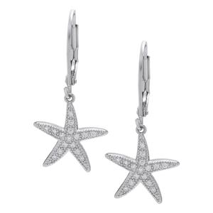 Starfish Leverback Earrings