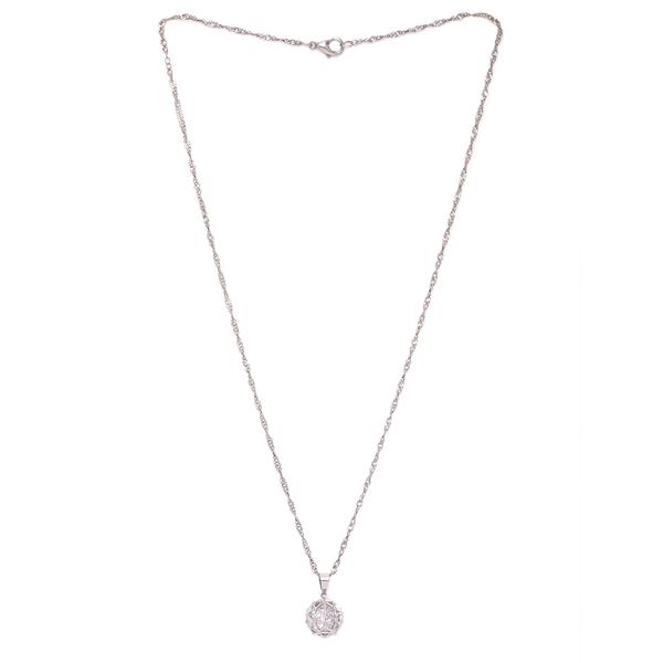 Gianni Argento CZ & Millenial Ball Pendant Necklace alternate view