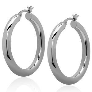 Gianni Argento 40mm Chunky Hoop Earrings