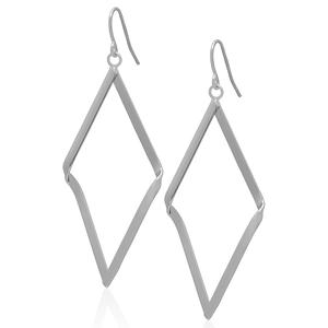 Gianni Argento Silver-Plated Kite Drop Earrings