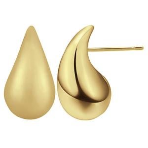 Gianni Argento 14kt. Gold-Plated Chunky Teardrop Earrings