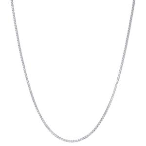 Sterling Silver DC Box 24in. Chain Necklace