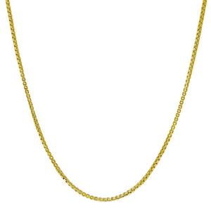 14kt. Gold over Sterling Silver Diamond Cut Box Chain Necklace