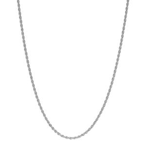 Sterling Silver DC Rope 30in. Chain Necklace