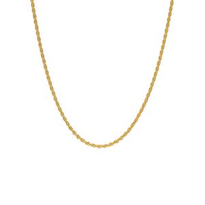 14kt. Over Sterling Silver DC Rope 18in. Chain Necklace