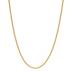 14kt. Over Sterling Silver DC Rope 30in. Chain Necklace