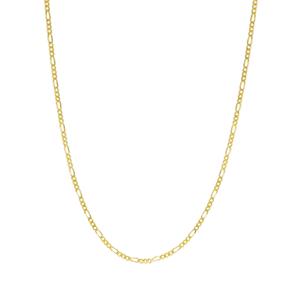 14kt. Over Sterling Silver Figaro 16in. Chain Necklace