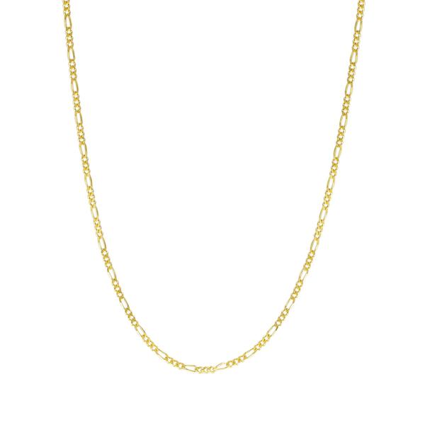 14kt. Over Sterling Silver Figaro 16in. Chain Necklace