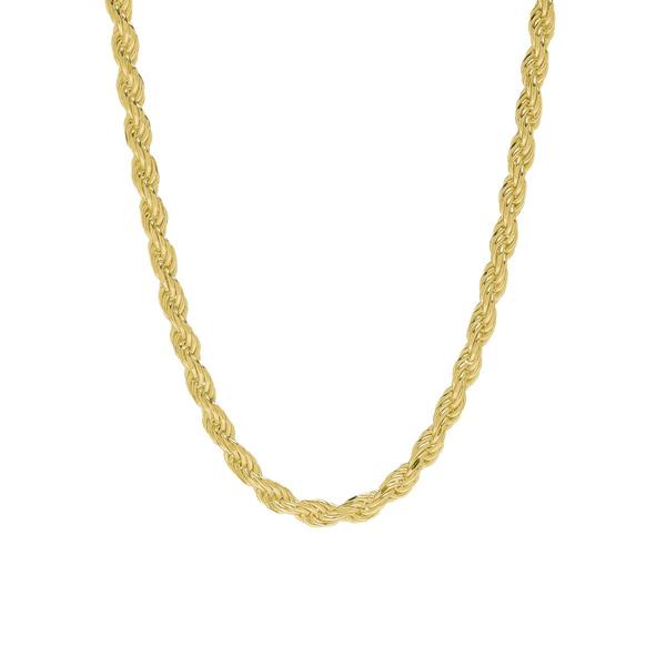 14kt. Over Sterling Silver DC Rope 22in. Chain Necklace