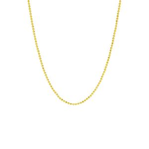 14kt. Over Sterling Silver Bead DC 20in. Chain Necklace