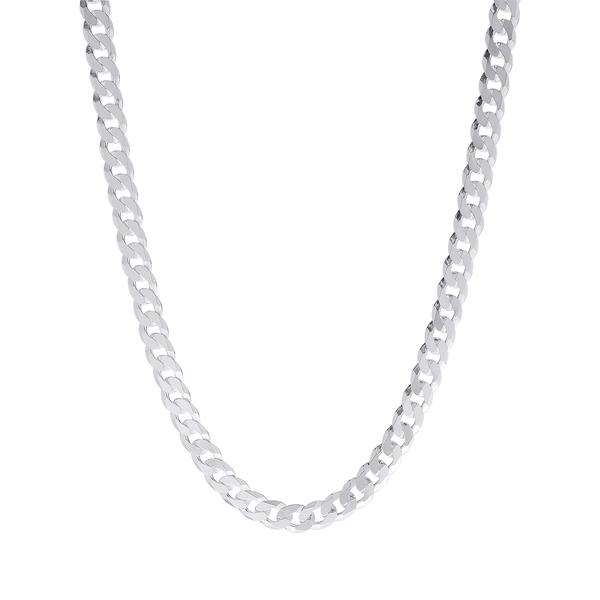 Sterling Silver Bead DC 30in. Chain Necklace