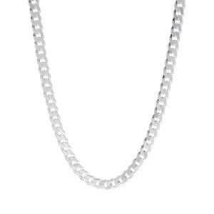 Sterling Silver Bead DC 30in. Chain Necklace