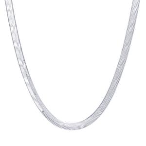 Sterling Silver Herringbone 20in. Chain Necklace