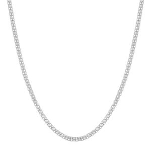 Sterling Silver Bismark 20in. Chain Necklace