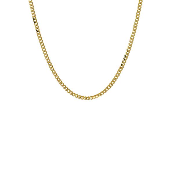 22in. 14kt. Over Sterling Silver Grometta Chain Necklace