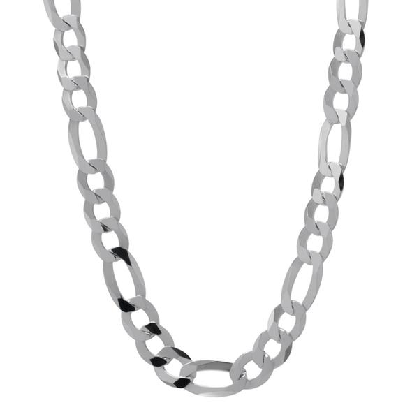 Sterling Silver Figaro Chain Necklace