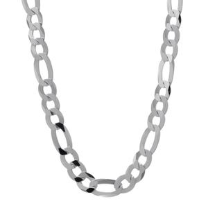 Sterling Silver Figaro Chain Necklace