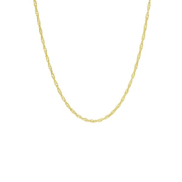 14kt. Over Sterling Silver Sigappore 20in. Chain Necklace