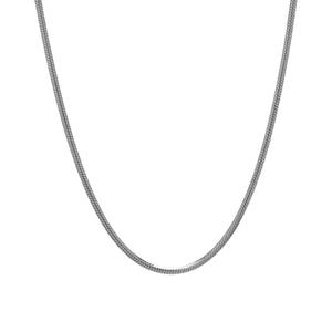 16in. Sterling Silver Round Snake Chain Necklace