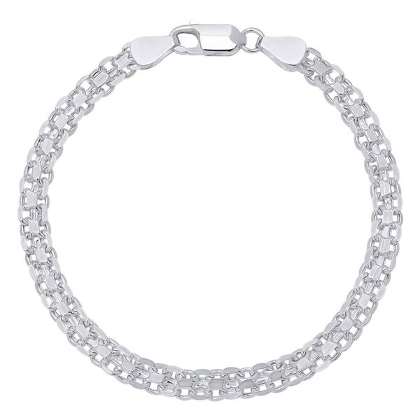 Sterling Silver Bismark Chain Bracelet
