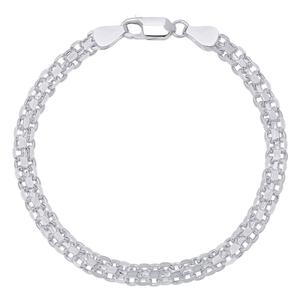 Sterling Silver Bismark Chain Bracelet