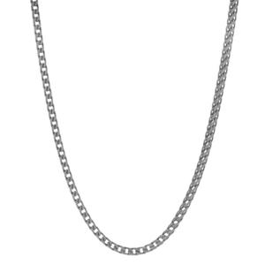 Sterling Silver Hollow Franco 22in. Chain Necklace