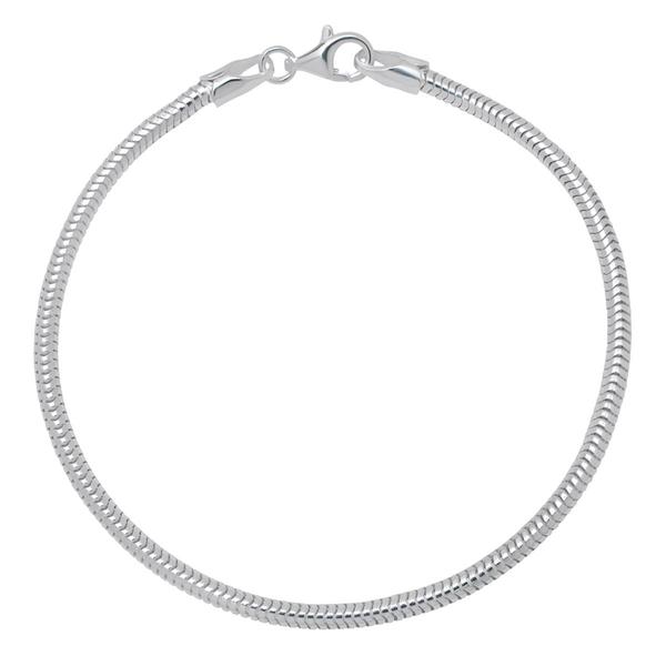 Sterling Silver Real Snake Chain Bracelet
