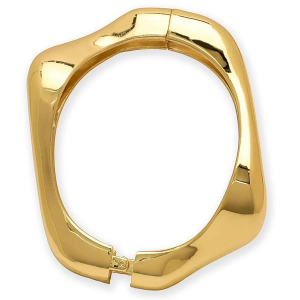 14kt. Gold Plated Wave Bangle Bracelet