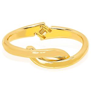 14kt. Gold-Plated Hinge Intertwined Bangle Bracelet