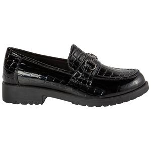 Womens Easy Street Witney Crocodile Loafers alternate view
